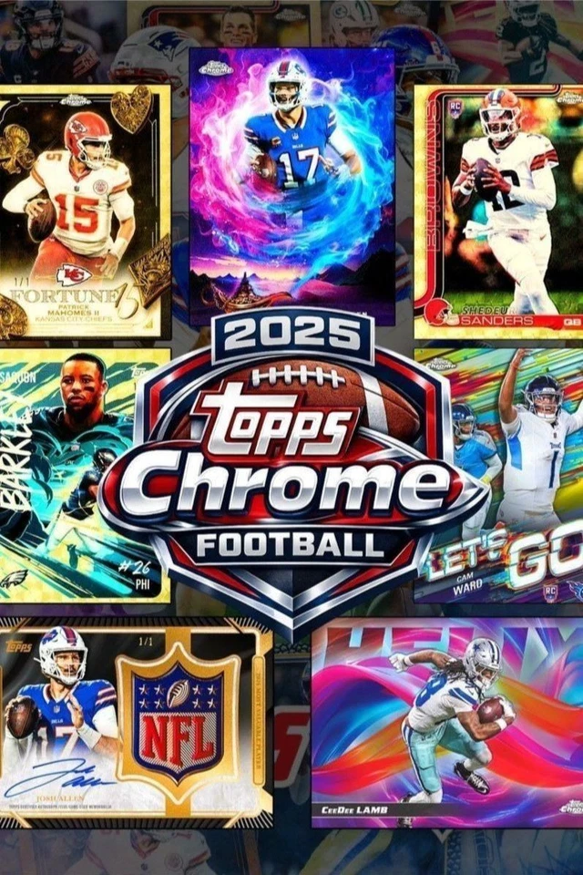 2026 TOPPS CHROME NFL IS BACK! $1 Starts Random Teams w/ Silly