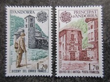 ANDORRE timbres N° 276 et 277 neuf ** cote 12 € en bon état lot OJ340