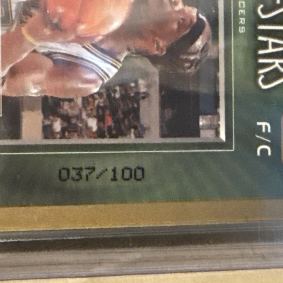 2003-04 Upper Deck Victory "Gold", #152, JERMAINE 0'NEAL /100, Indiana Pacers - Image 3 of 3