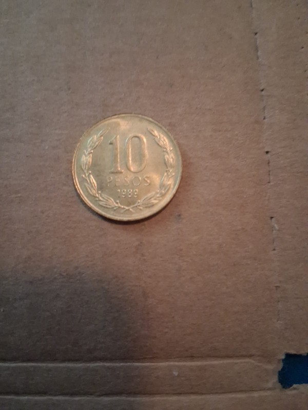 1989 Chile 10 Pesos