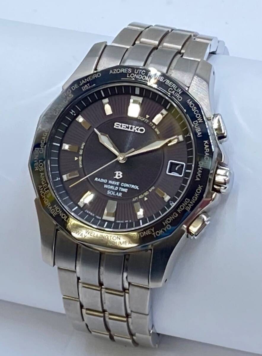 SEIKO BRIGHTZ Solar Watch 7B25-0AA0 - Gem