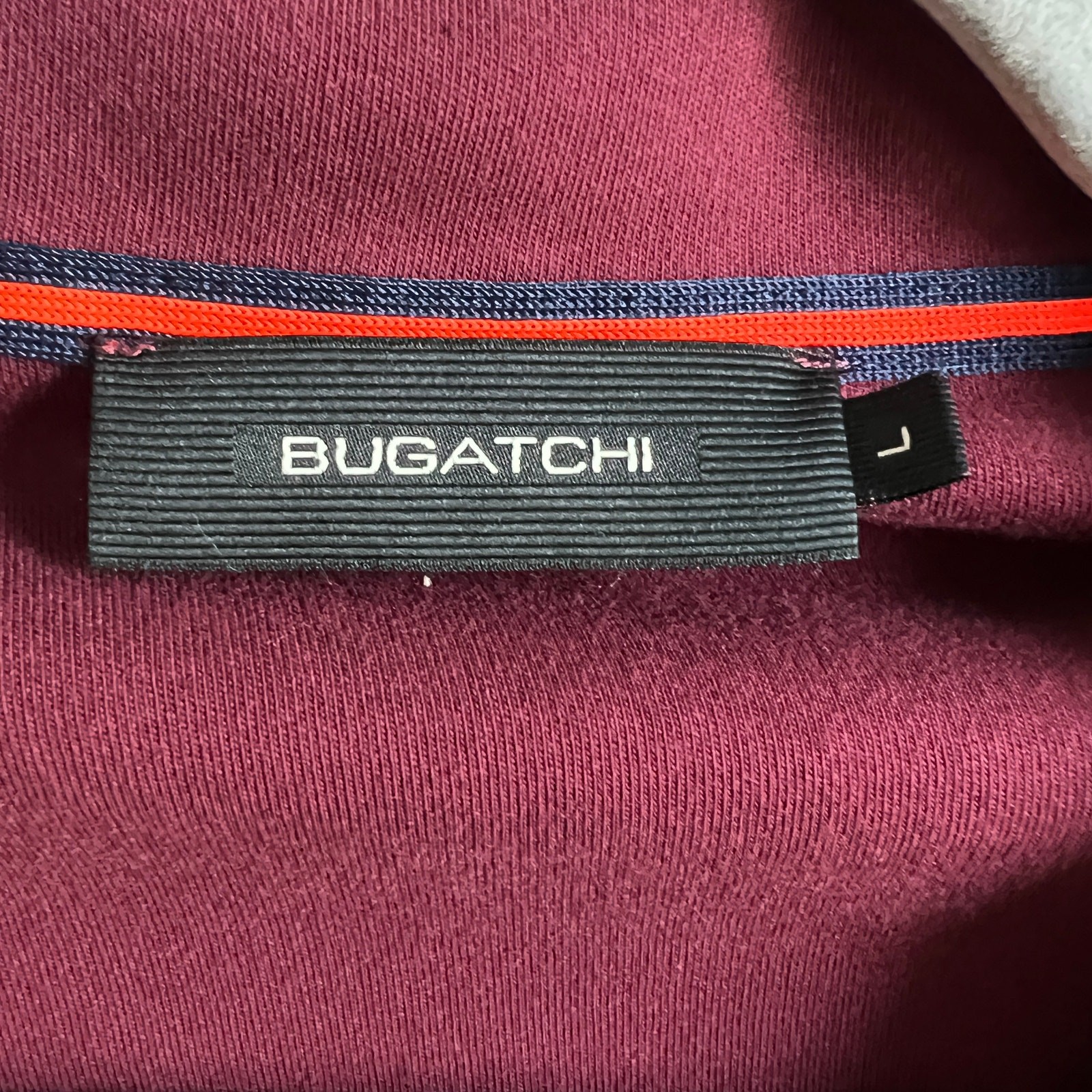 Bugatchi Performance Quarter Zip Pullover Mens L … - image 5