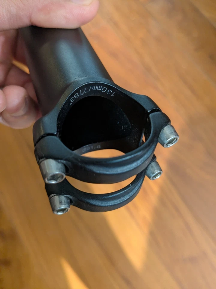 Fair Wheel Bikes Kalloy Uno Stealth Stem 130mm +/- 7 deg - Image 2 of 4