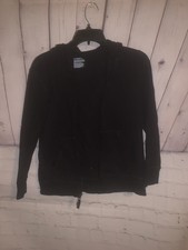 Cat Jack Black Zip Up Jacket For Girls Size Medium
