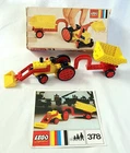 LEGO Legoland 378 Tractor - Box & Instructions Vintage 70s