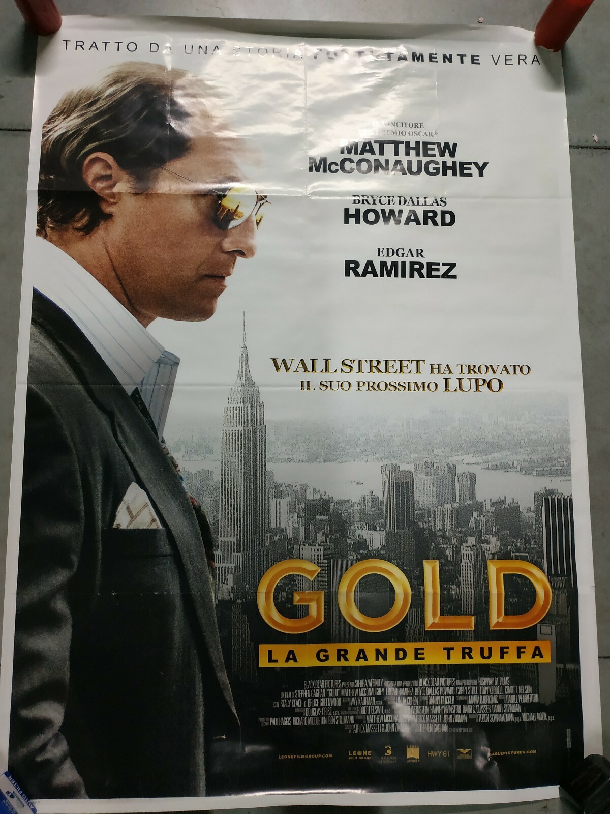 Locandina originale film Gold - La grande truffa () - Regia di Stephen Gaghan