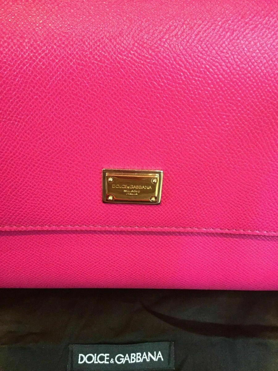 NEW DOLCE & GABBANA - Pink Medium Miss Sicily Bag $2945 | eBay