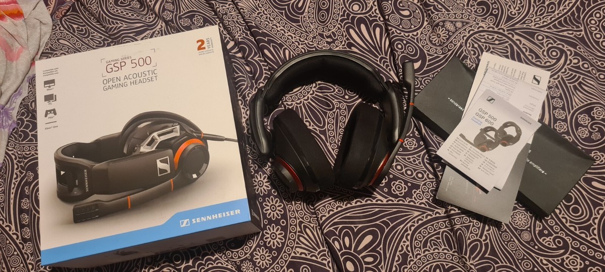 SENNHEISER GSP 500 OPEN ACOUSTIC GAMING HEADSET SEE DESCRIPTION