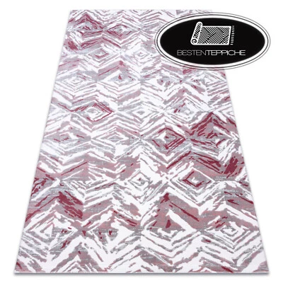 Tapis Moderne Tissé Dick & Dicht En ACRYL 100% DIZAYN Gris Rose - Photo 1/4