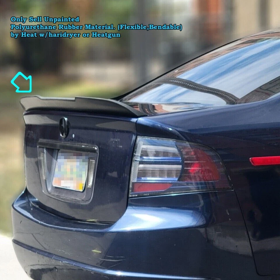 TaVbe 522EC Type Rear Duckbill Trunk Spoiler Wing Fits 2004~2008 Acura TL Sedan - Image 3 of 4