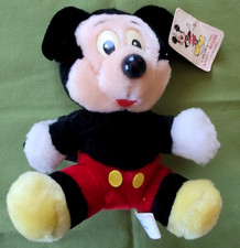 Vtg Mickey Mouse Plush Stuffed Animal Toy Disney Land Walt Disney World Korea 7"