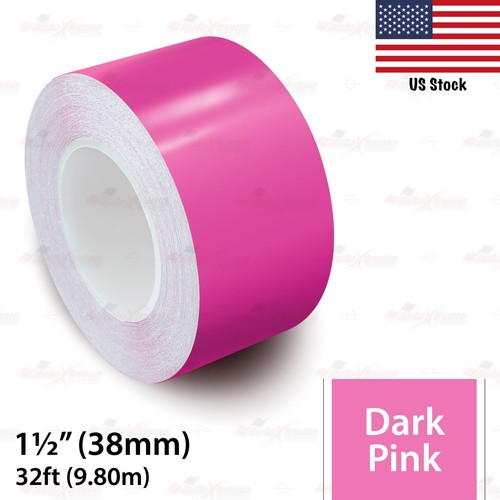 Vinyl Pinstriping Pin Stripe Car Styling Adhesive Tape Decal Sticker DARK PINK - Picture 22 of 27