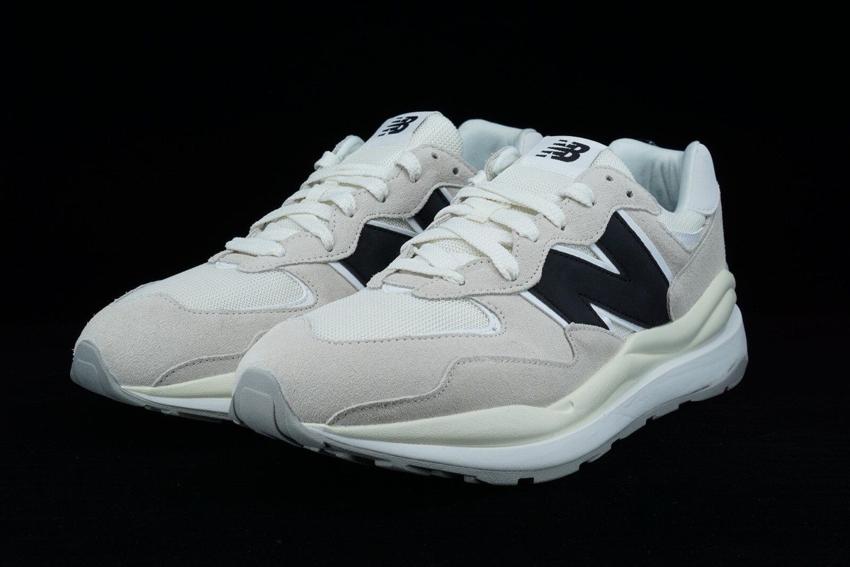 New Balance 57/40 Sea Salt White Black Blue Mens Size 12 M5740CBC 