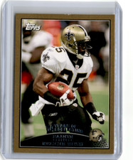 2009 Topps Football Reggie Bush Gold /2009 #250 New Orleans Saints