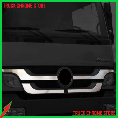 ATEGO     GRILL CHROME        Stainless Steel        1  SET.      Fits  Mercedes
