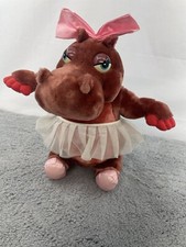 Vintage Disneyland Walt Disney World Fantasia Hyacinth Hippo Ballerina Plush