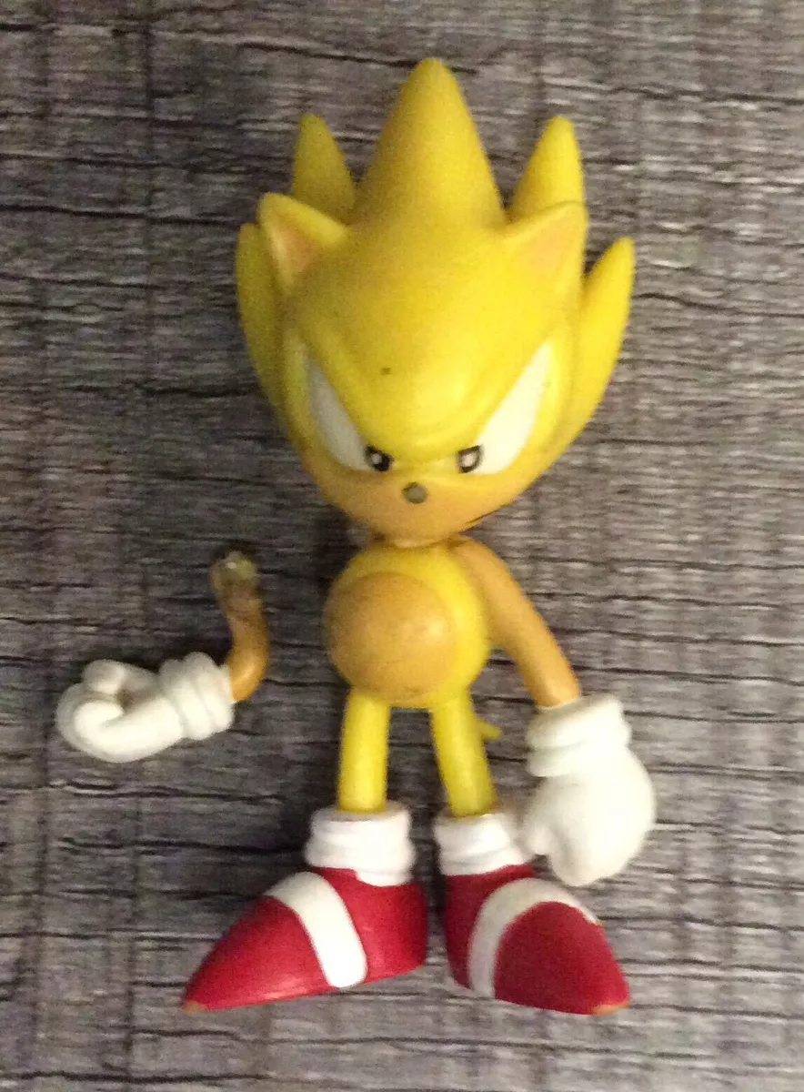 Sonic the Hedgehog Super Sonic 3 Action Figure Sega 