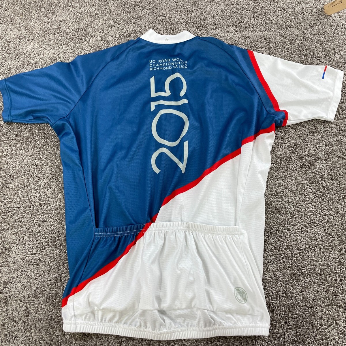 Maillot de cyclisme à manches longues pour hommes - Bleu - Respirant