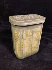 USGI Military Army Decontamination Kit M258A1 - Empty Plastic Storage Container
