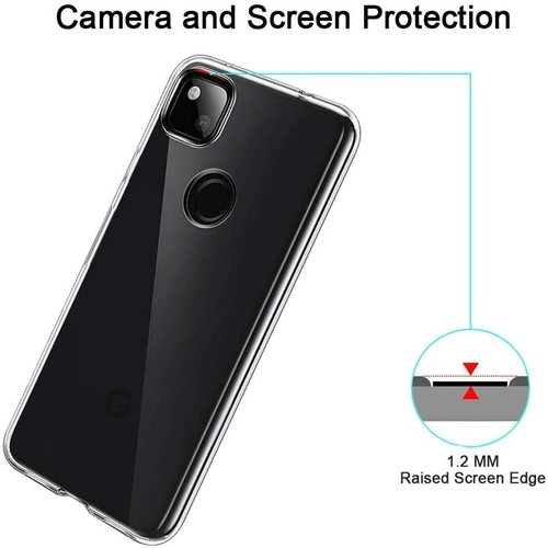 Google Pixel 5 durchsichtige Handyhülle Schutzcase Cover Etui Bumper Transparent - Bild 5 von 7