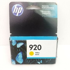 HP 920 Yellow Printer Ink Cartridge Exp 9/2019