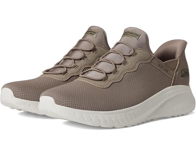 BOBS by Skechers Slip-Ins Squad Chaos Women's US 9.5 Taupe Walking Shoes KHD2500