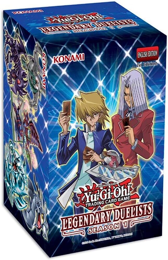 Yugioh Legendary Duelist Season 1 Box- 1 out of 7 Secret Rare variant cards | 2 Season 1 booster packs, each with 3 Ultra Rares and 15 commons