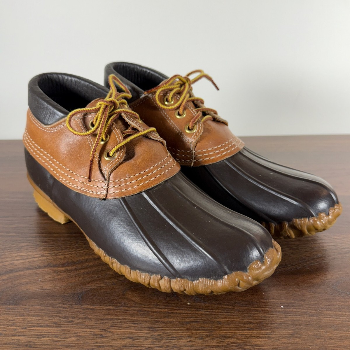 VINTAGE LL BEAN Boots Women's Size Brown Maine Hunting Duck Rain