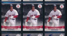 Lot (3) 2011 Choice #17 Daniel Nava Pawtucket Red Sox (CN19) SWSW6