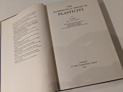 The Mathematical Theory of Plasticity
