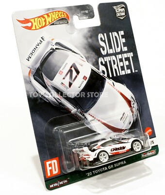 Hot Wheels Slide Street GR Supra Formula Drift Ken Gushi Diecast