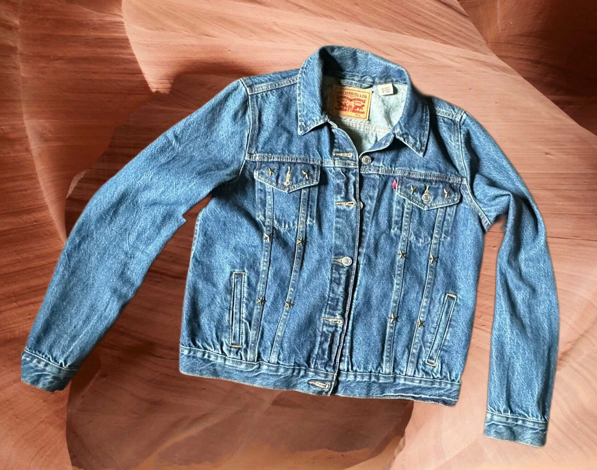 Levi's studded denim jacket deals