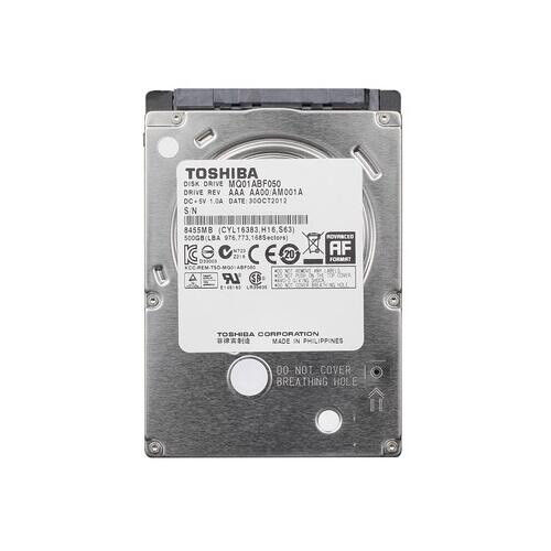 Toshiba 500GB MQ01ABF050 5400RPM SATA 2.5" Laptop HDD Hard Disk Drive -7mm - Picture 1 of 4