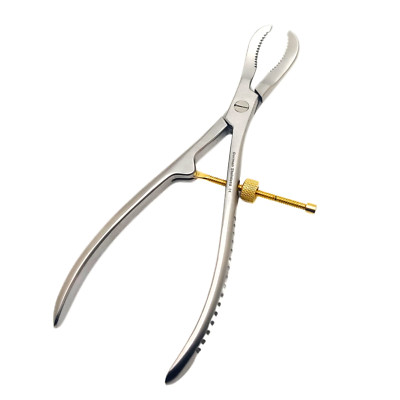 Bone Reduction Forceps 7.5'' Gold Fixation Screw Speed Lock Orthopedic German CE