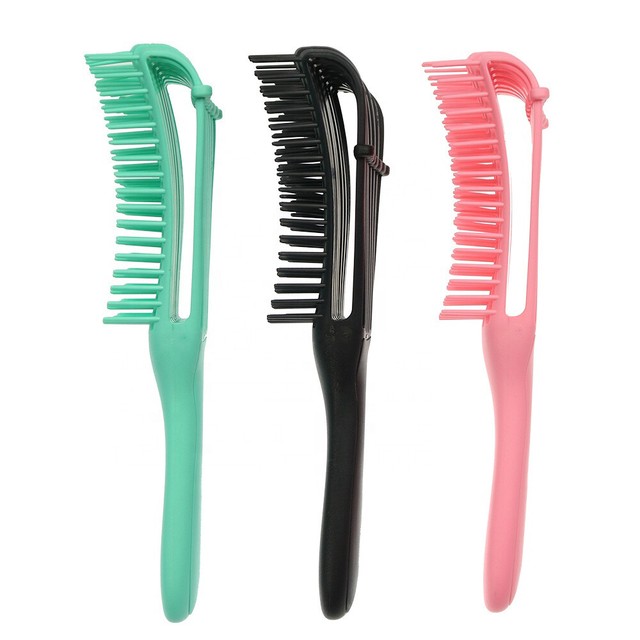 Detangling Brush for Curly Hair African American Natural hair Styling