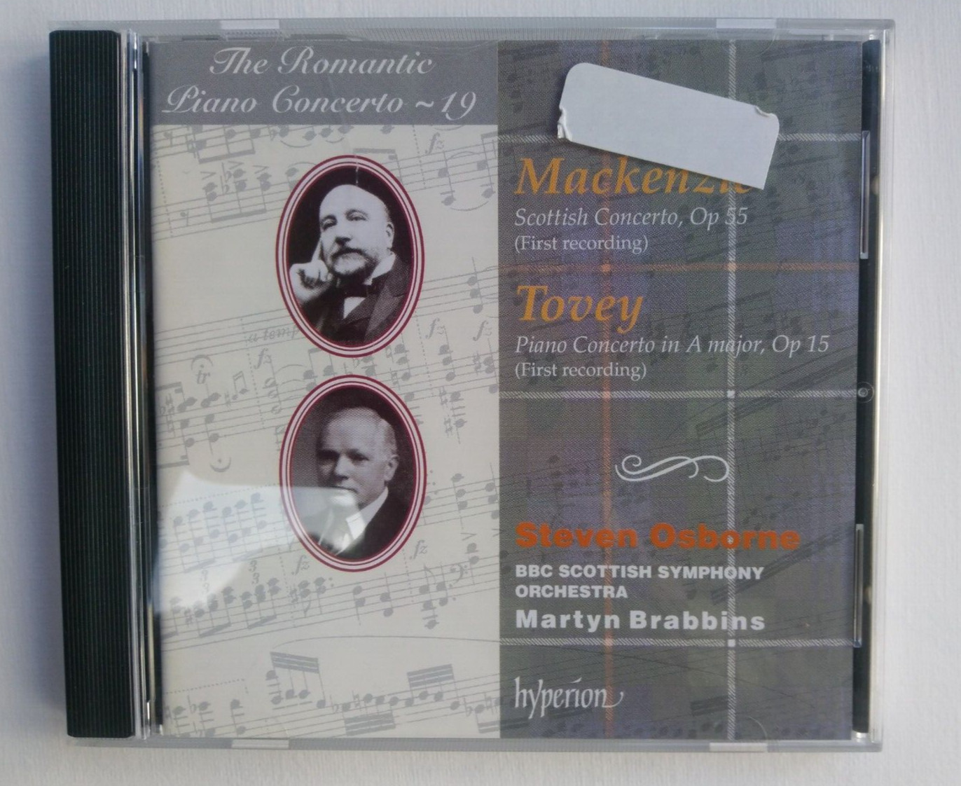 BBC Scotish SO - Mackenzie & Tovey: Piano Concertos - BBC Scotish SO CD BHVG The
