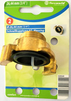 Schnellkupplung Ag Messing 3/4'' Ø 26,44 Mm Floraworld® 020549