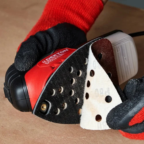 Pro Mini Detail Sander Power 240V 75W + Staubbox + Schleifblätter - Bild 16 von 21