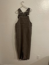 eddie bauer herringbone Overall Maxi Dress Size M