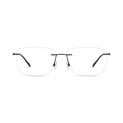 Morel Comete 9 Eyeglasses Eye Glasses Authentic New 55 mm NG12 Black Men