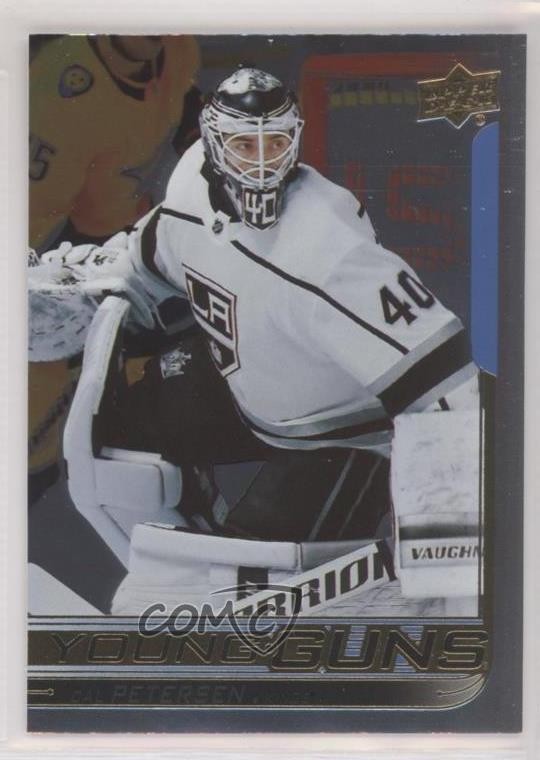2018-19 Upper Deck Young Guns Silver Foil Cal Petersen #471 Rookie RC 0fo5