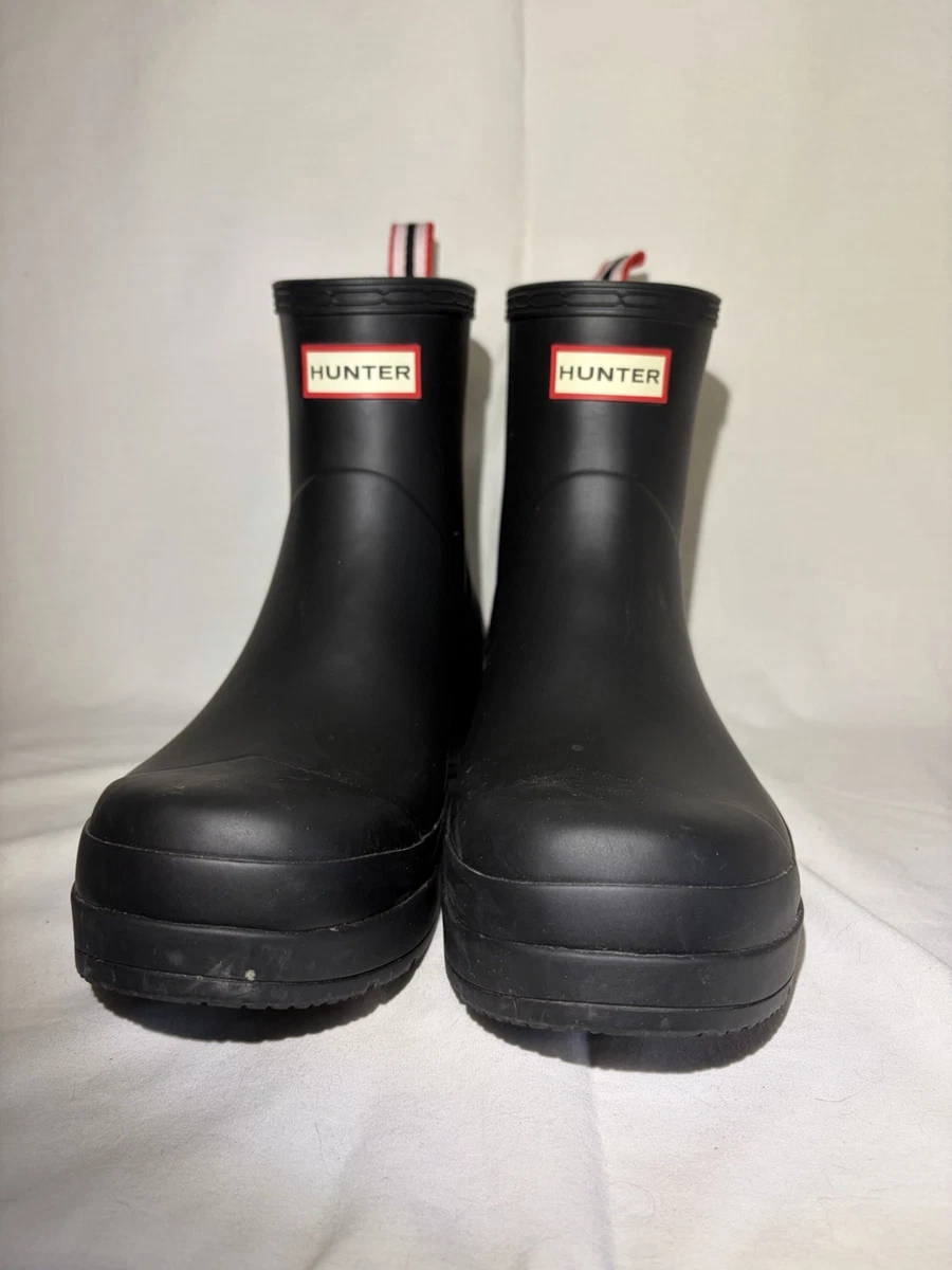 Hunter Original Short Black Boots for Women for sale | eBay