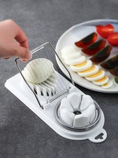 2-in-1 Egg Slicer Small And Large Size For Peeling And Cutting Eggs, And Cheese