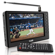 5in Portable TV Pocket Digital ATSC TF Card Battery Operated