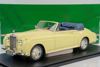 Kultmaßstab - 1:18 Rolls-Royce Silver Cloud DHC elfenbeingelb 1960-1962 - Limit...