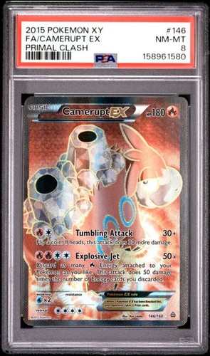 Camerupt-EX graded PSA 8 for sale on eBay