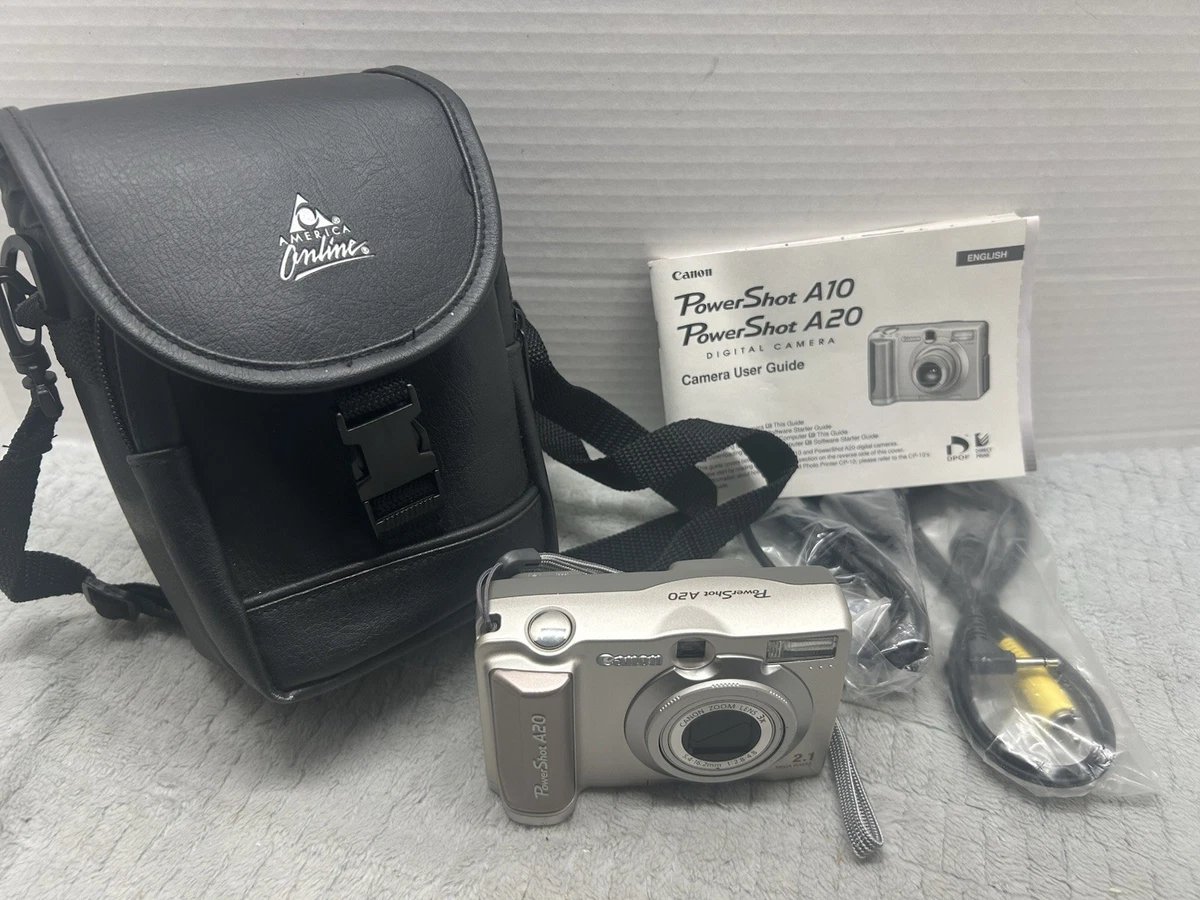 Canon PowerShot A20 Digital Cameras with Date/Time Stamp for Sale