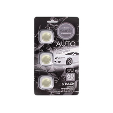 Car Air Freshener Vent Clips 3-Pack Odor Eliminator New Car Scent Long Lasting
