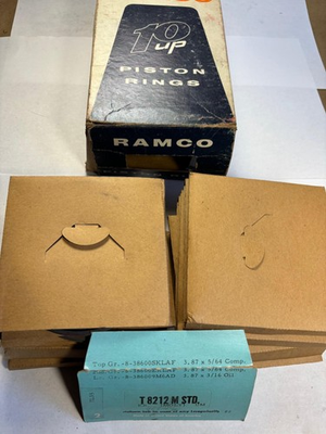 #ad #ad 1968 1969 Oldsmobile 400 V8 piston rings set STD Ramco T8212M $25.00