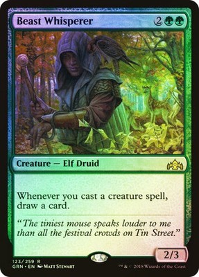 FOIL Beast Whisperer ~ Guilds of Ravnica [ NearMint ] [ Magic MTG ]